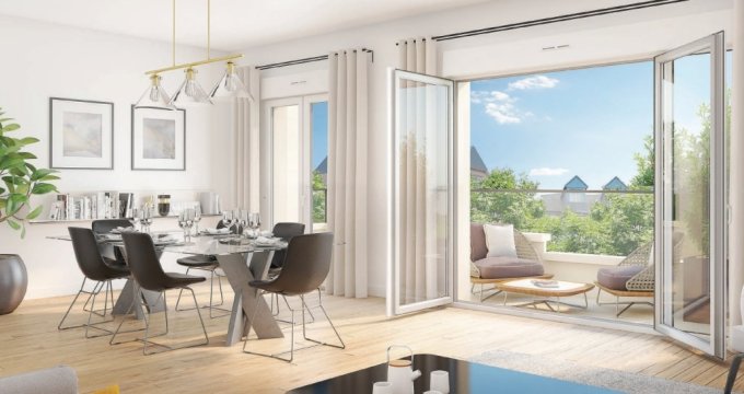 Achat / Vente programme immobilier neuf Le Plessis Trévise à 10 min à pied du Château des Tourelles (94420) - Réf. 11366