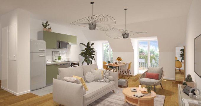 Achat / Vente programme immobilier neuf Mantes-la-Jolie à 450m de la gare transiliens J et N (78200) - Réf. 9674