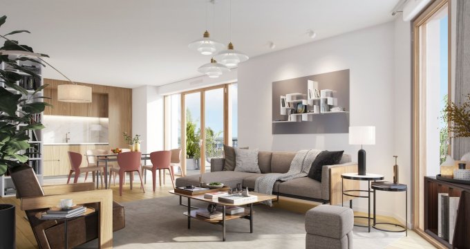 Achat / Vente programme immobilier neuf Nanterre à environ 500m du futur métro 15 (92000) - Réf. 8862