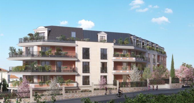 Achat / Vente programme immobilier neuf Neuilly-Plaisance à 10 min à pied du parc des Côteaux (93360) - Réf. 8988