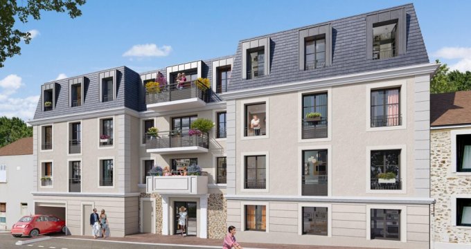 Achat / Vente programme immobilier neuf Saint-Cyr-L’École centre-ville à 20 min de Versailles (78210) - Réf. 9680