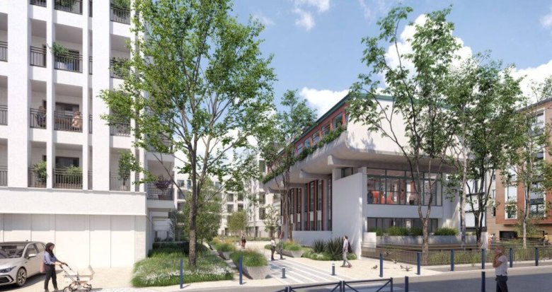 Achat / Vente programme immobilier neuf Aubervilliers à 5 minutes à pied de l’Hôtel de Ville (93300) - Réf. 11892