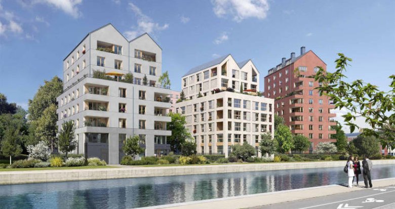 Achat / Vente programme immobilier neuf Bobigny sur les rives du canal de l'Ourcq (93000) - Réf. 6009