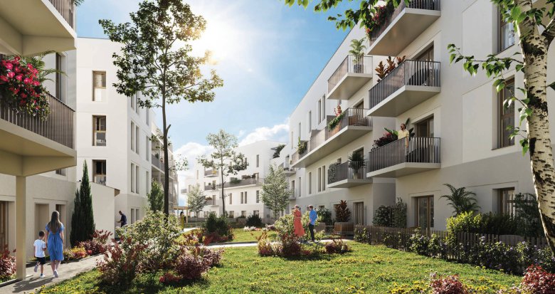 Achat / Vente programme immobilier neuf Cergy ecoquartier Deux Epis à 7 min à vélo du RER A (95000) - Réf. 11027