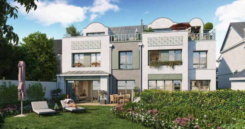 Achat / Vente programme immobilier neuf Clamart à 5 min à pied du tramway T6 Pavé Blanc (92140) - Réf. 12040