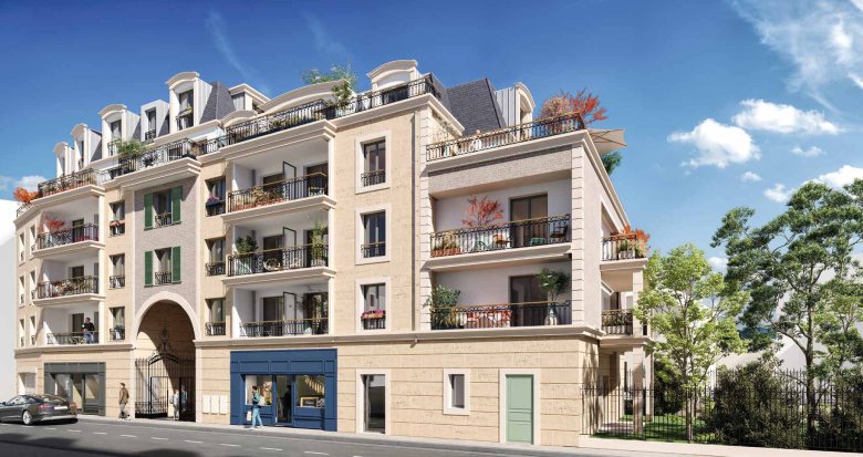 Achat / Vente programme immobilier neuf Clamart à 500m du tram T6 Soleil Levant (92140) - Réf. 8776