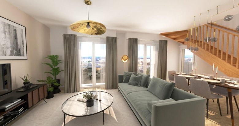 Achat / Vente programme immobilier neuf Issy-les-Moulineaux à 4 min à pied du métro 13 (92130) - Réf. 9302