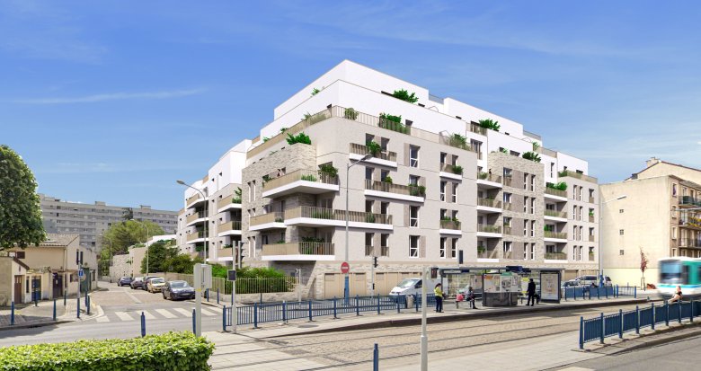 Achat / Vente programme immobilier neuf La Courneuve à deux pas du tramway T1 et du métro 7 (93120) - Réf. 8830