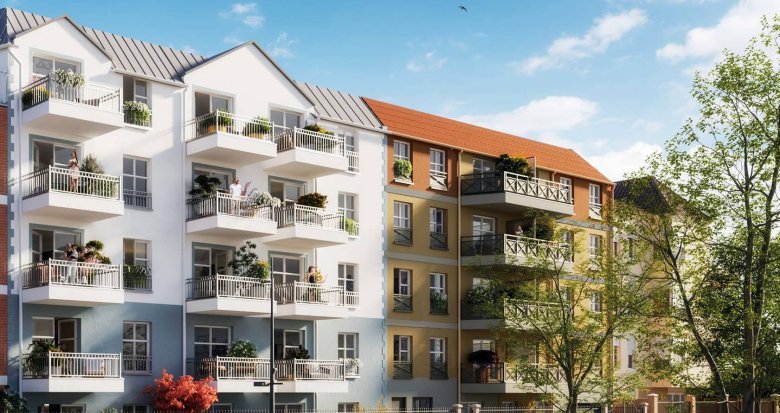 Achat / Vente programme immobilier neuf Le Blanc-Mesnil à 12 minutes à pied du RER B (93150) - Réf. 8861