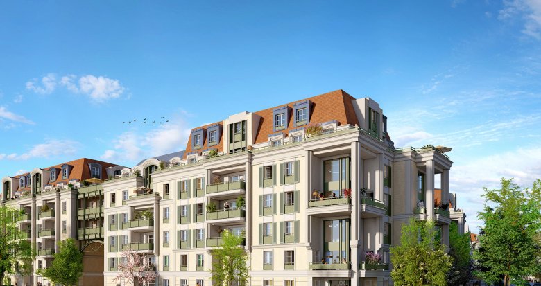 Achat / Vente programme immobilier neuf Le Blanc-Mesnil à 9 min de vélo du RER B Le Bourget (93150) - Réf. 8958