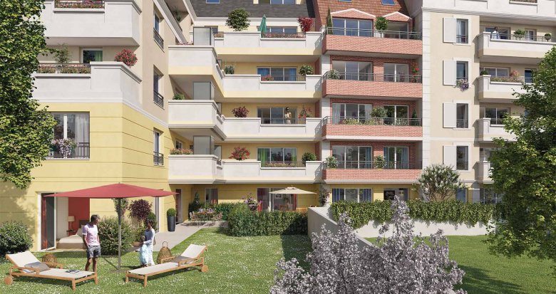 Achat / Vente programme immobilier neuf Le Blanc-Mesnil en plein centre-ville (93150) - Réf. 6966