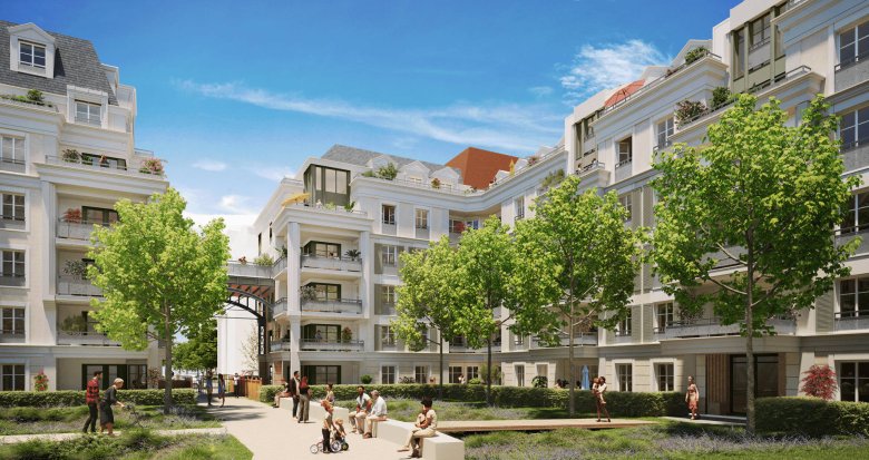 Achat / Vente programme immobilier neuf Le Blanc-Mesnil nouveau quartier proche d’un futur parc (93150) - Réf. 11807