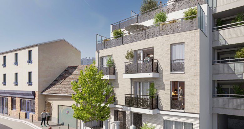 Achat / Vente programme immobilier neuf Les Lilas à 20 min de Paris en métro 11 (93260) - Réf. 8968