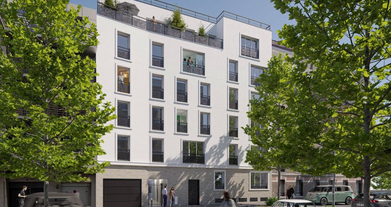 Achat / Vente programme immobilier neuf Les Lilas à 20 min de Paris en métro 11 (93260) - Réf. 8968