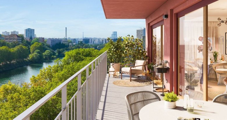 Achat / Vente programme immobilier neuf L’ile-en-Seine ecoquartier proche du quai du Châtelier (93450) - Réf. 8943