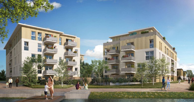 Achat / Vente programme immobilier neuf Melun éco-quartier proche commerces (77000) - Réf. 6838