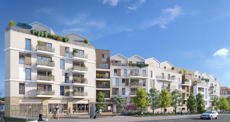 Achat / Vente programme immobilier neuf Montlhéry à 600m de la Place du marché (91310) - Réf. 9603