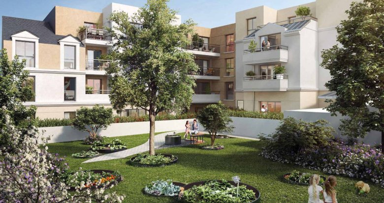 Achat / Vente programme immobilier neuf Neuilly-Plaisance à 15 min à pied du RER E et A (93360) - Réf. 11801