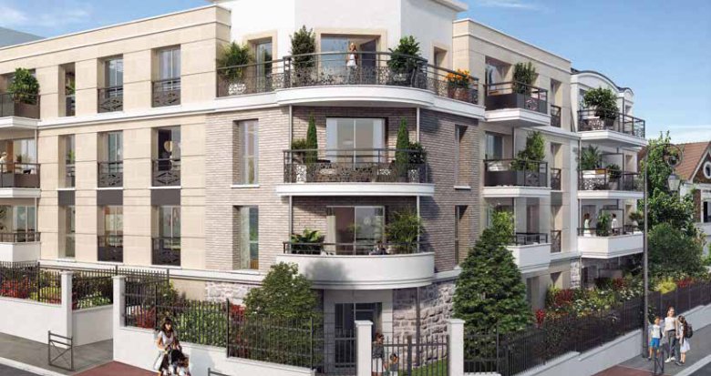 Achat / Vente programme immobilier neuf Neuilly-Plaisance à 15 min à pied du RER E et A (93360) - Réf. 11801