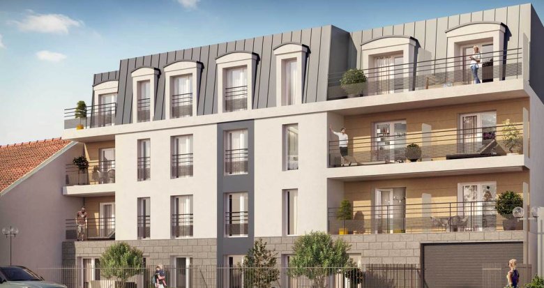 Achat / Vente programme immobilier neuf Neuilly-Plaisance à 600m des commerces et de la Mairie (93360) - Réf. 10990