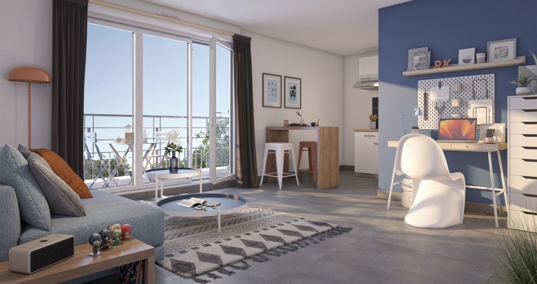 Achat / Vente programme immobilier neuf Saint-Maur-des-Fossés à 15 min de Paris Est Créteil (94100) - Réf. 8991