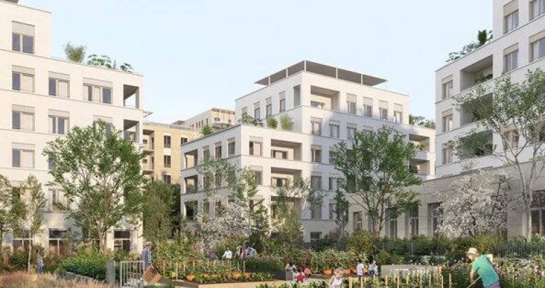 Achat / Vente programme immobilier neuf Saint-Ouen à moins de 15 min à pied des métros 13 et 14 (93400) - Réf. 11874