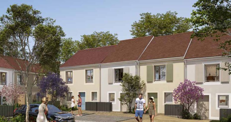 Achat / Vente programme immobilier neuf Saint-Thibault-des-Vignes esprit village à 20 min du RER en bus (77400) - Réf. 9631