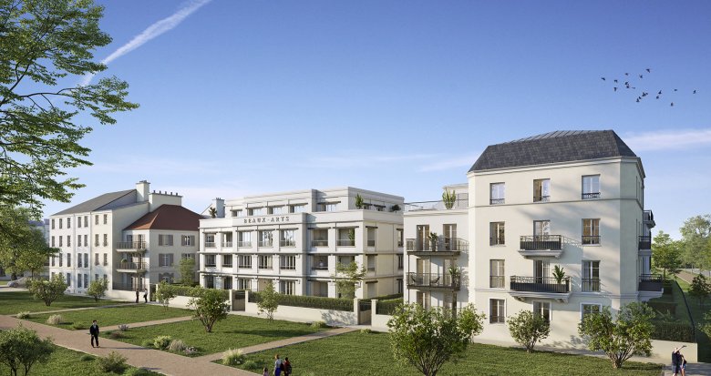 Achat / Vente programme immobilier neuf Serris à 5 min du parc d’attractions de Marne-la-Vallée (77700) - Réf. 11026