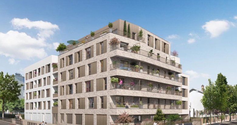 Achat / Vente programme immobilier neuf Stains à 250m du parc départemental Georges-Valbon (93240) - Réf. 8961