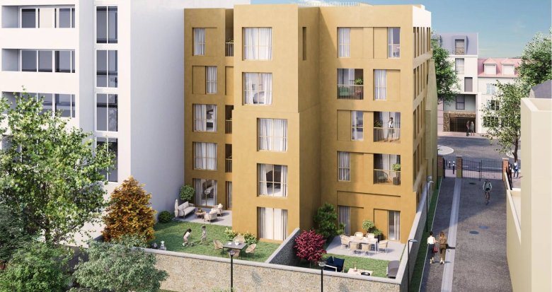 Achat / Vente programme immobilier neuf Villejuif à 5 minutes à pied du métro 7 (94800) - Réf. 10928