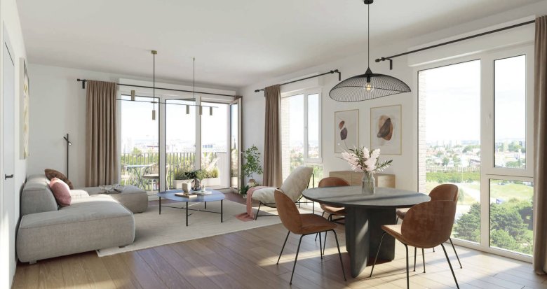 Achat / Vente programme immobilier neuf Villejuif au pied des futures lignes de métro direction Paris (94800) - Réf. 8860