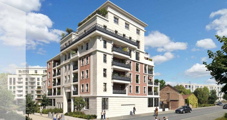 Achat / Vente programme immobilier neuf Villeneuve-la-Garenne à 35 min de Paris en métro (92390) - Réf. 11319