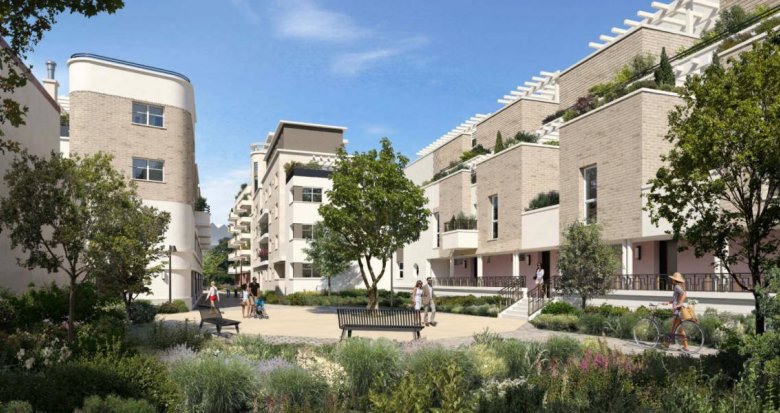 Achat / Vente programme immobilier neuf Villeneuve-la-Garenne à 35 min de Paris en métro (92390) - Réf. 11319