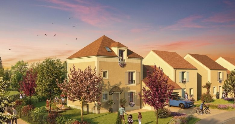 Achat / Vente programme immobilier neuf Villevaudé à 10 min de Torcy (77410) - Réf. 9632