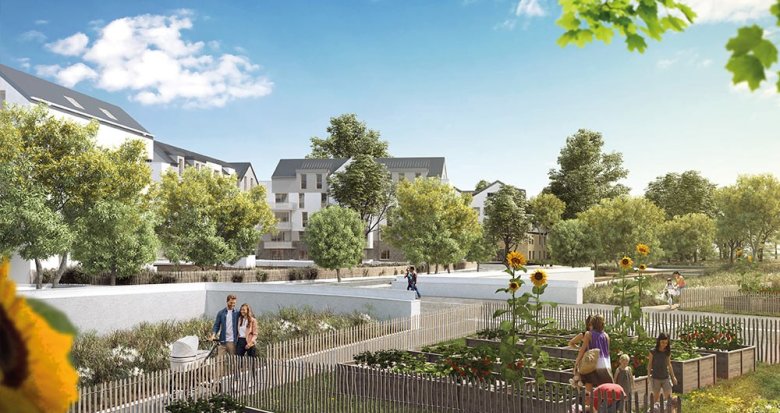 Achat / Vente programme immobilier neuf Voisins-le-Bretonneux Gare de St Quentin à 10 min Lignes N et U (78960) - Réf. 9657